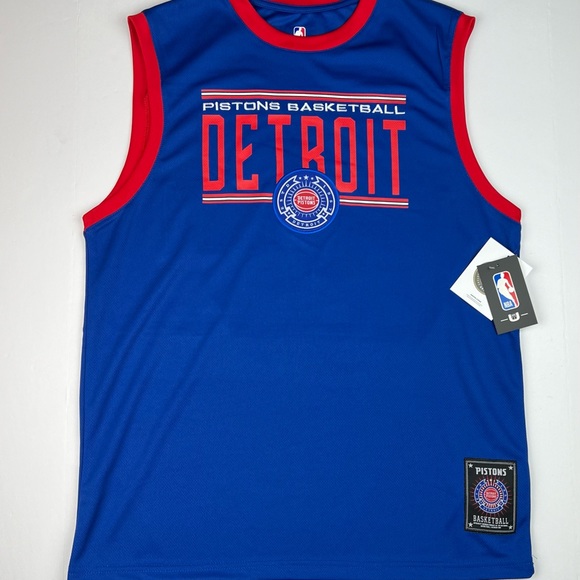 Detroit Pistons Jersey #2 Cade Cunningham NBA Tank Top Men’s Size L - Picture 2 of 9